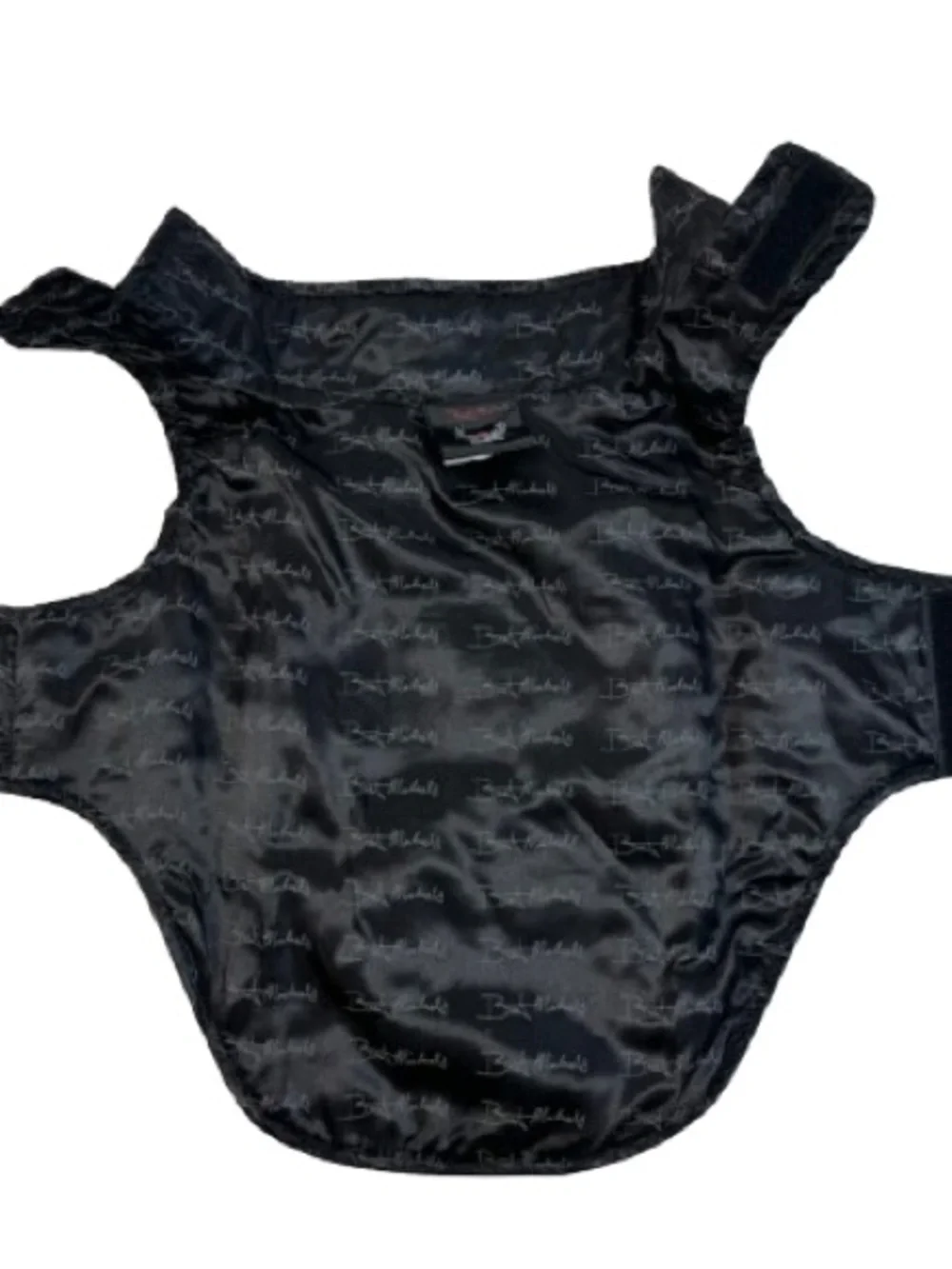 Bret Michaels Black Pleather Studded Rock & Roll Dog Vest
